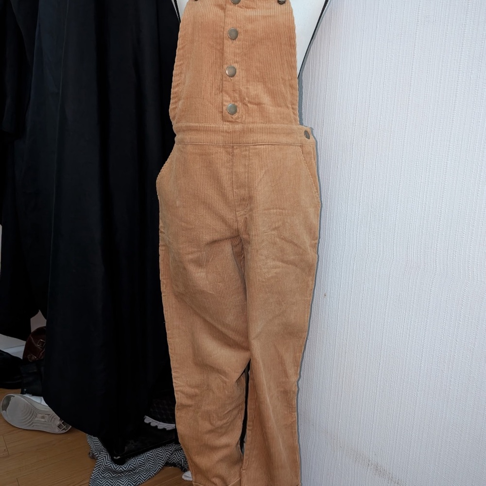 Forever 21 Camel Corduroy Jumpsuit